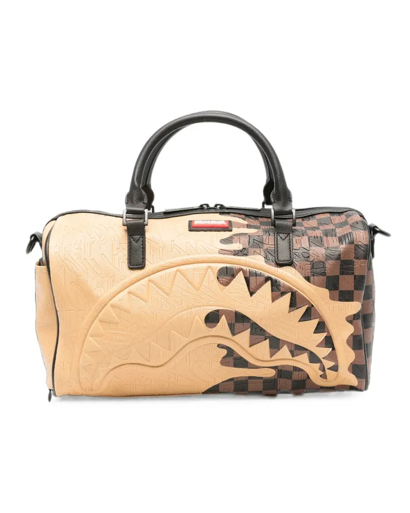 Sprayground Karierte Reisetasche - Nude Nude
