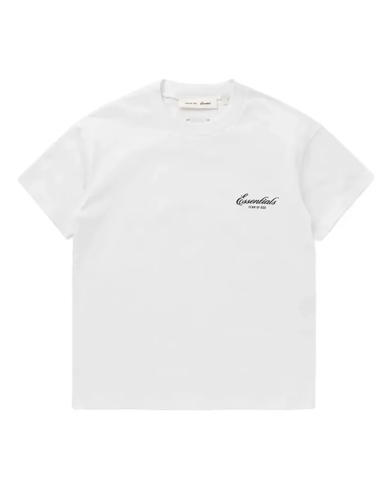 Fear of God Essentials logo-print cotton T-shirt - Weiß Weiß