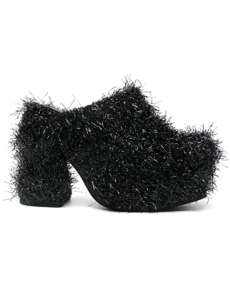 Eckhaus Latta Climax Mules 120mm - Schwarz Schwarz