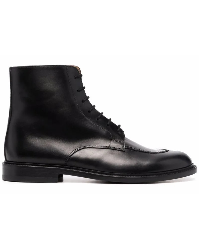 Scarosso Ben Schnürstiefel - Schwarz Schwarz