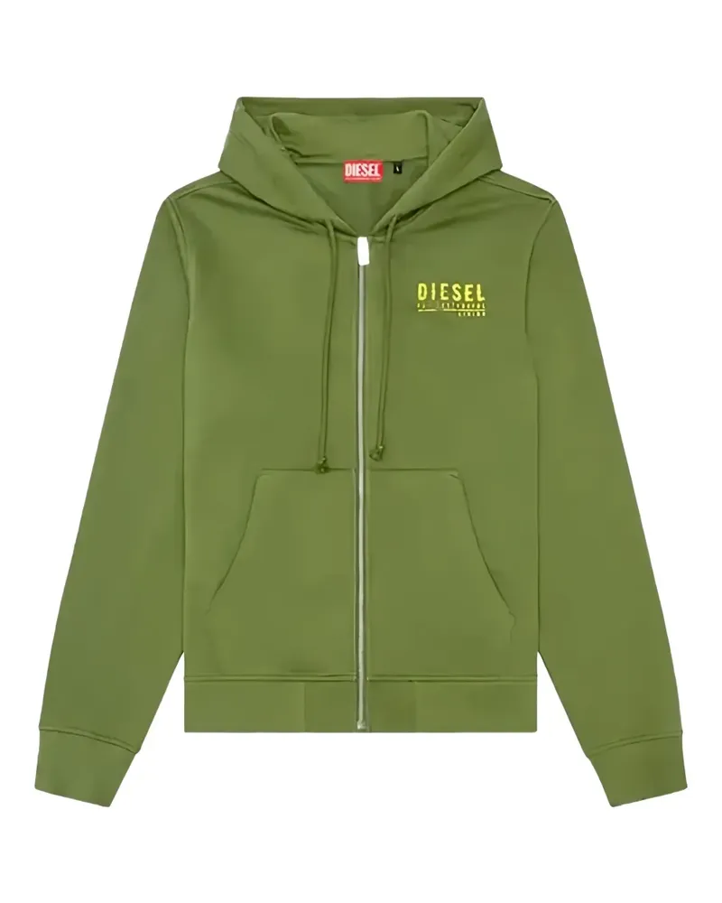 Diesel Kapuzenjacke mit Reißverschluss - Grün Grün