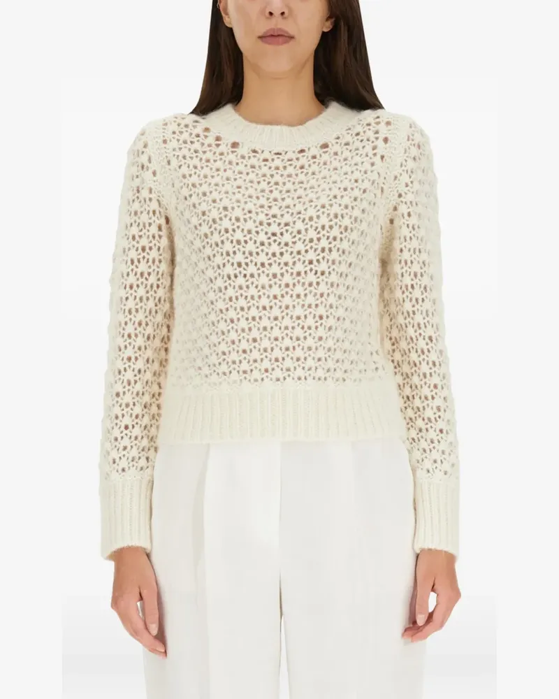 Fabiana Filippi perforated sweater - Nude Nude