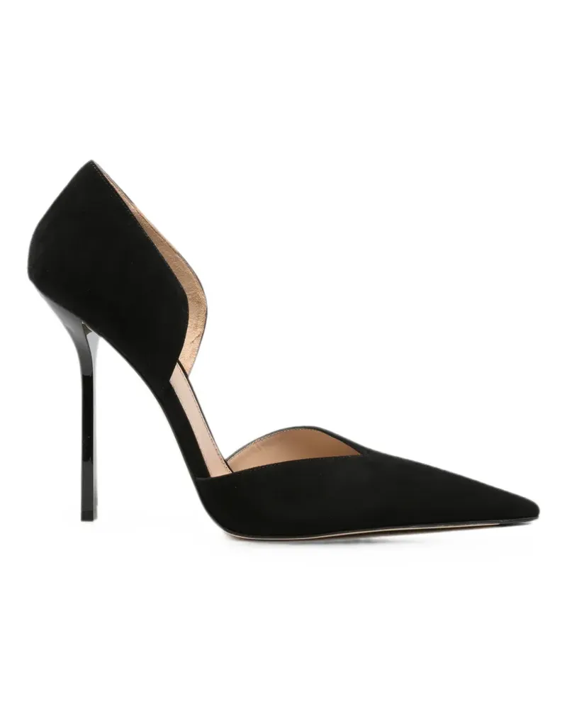 Victoria Beckham d'Orsay Pumps aus Wildleder - Schwarz Schwarz
