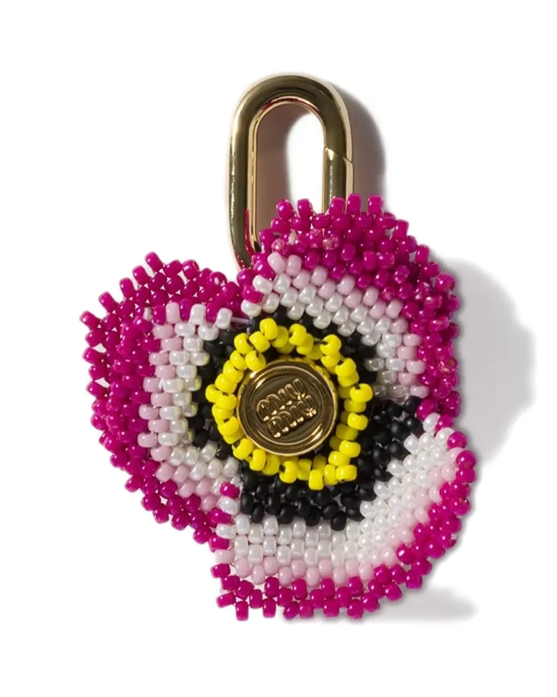 Miu Miu beads, and metal micro trick - Gold Gold