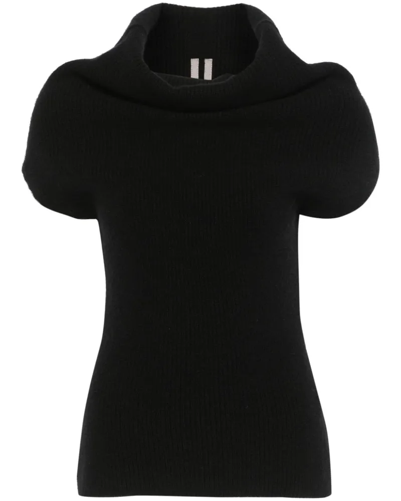 Rick Owens SL Crater Strickoberteil - Schwarz Schwarz