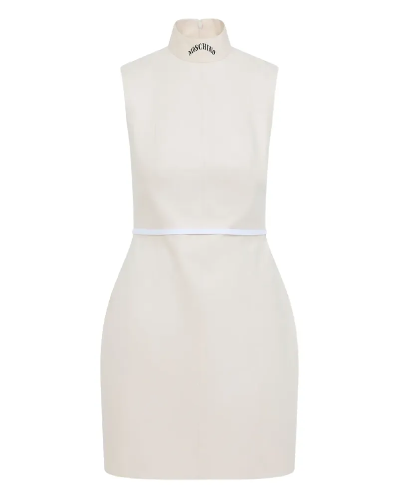 Moschino high-neck sleeveless mini dress - Nude Nude