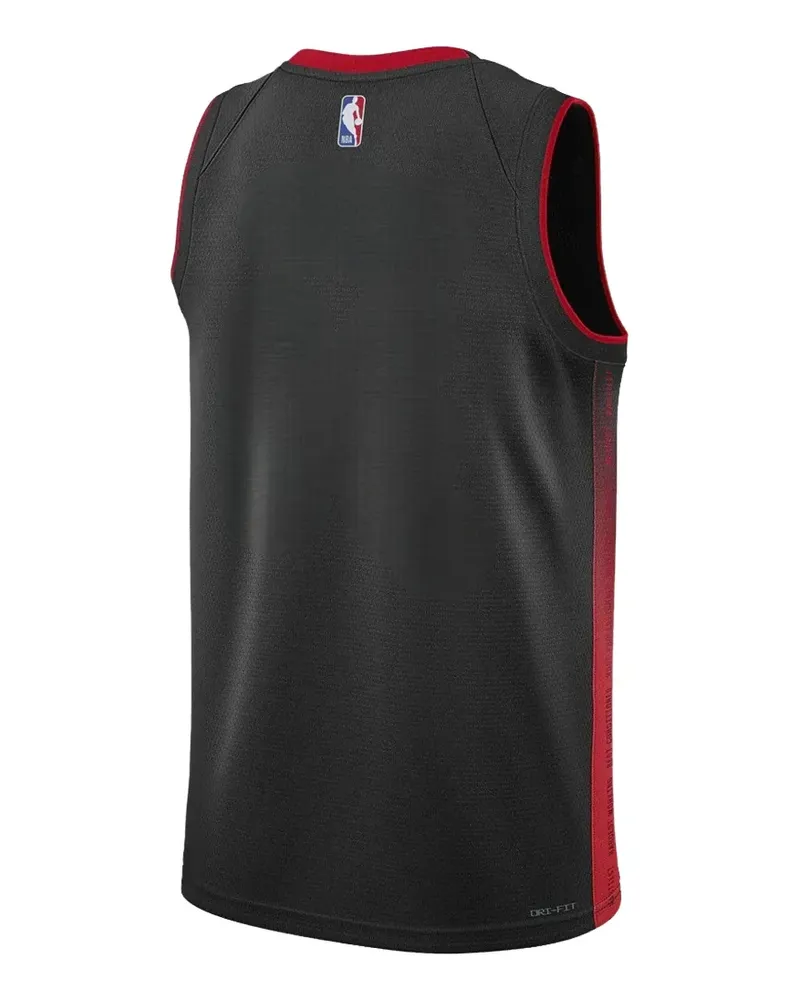 Nike Miami Heat City Edition Swingman Trikot - Schwarz Schwarz