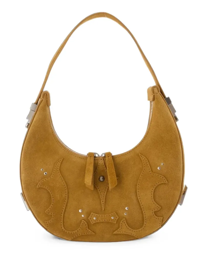 OSOI Mini Toni Schultertasche im Western-Style - Braun Braun