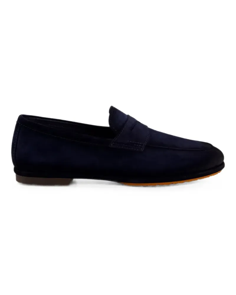 Santoni Carlo penny loafers - Blau Blau