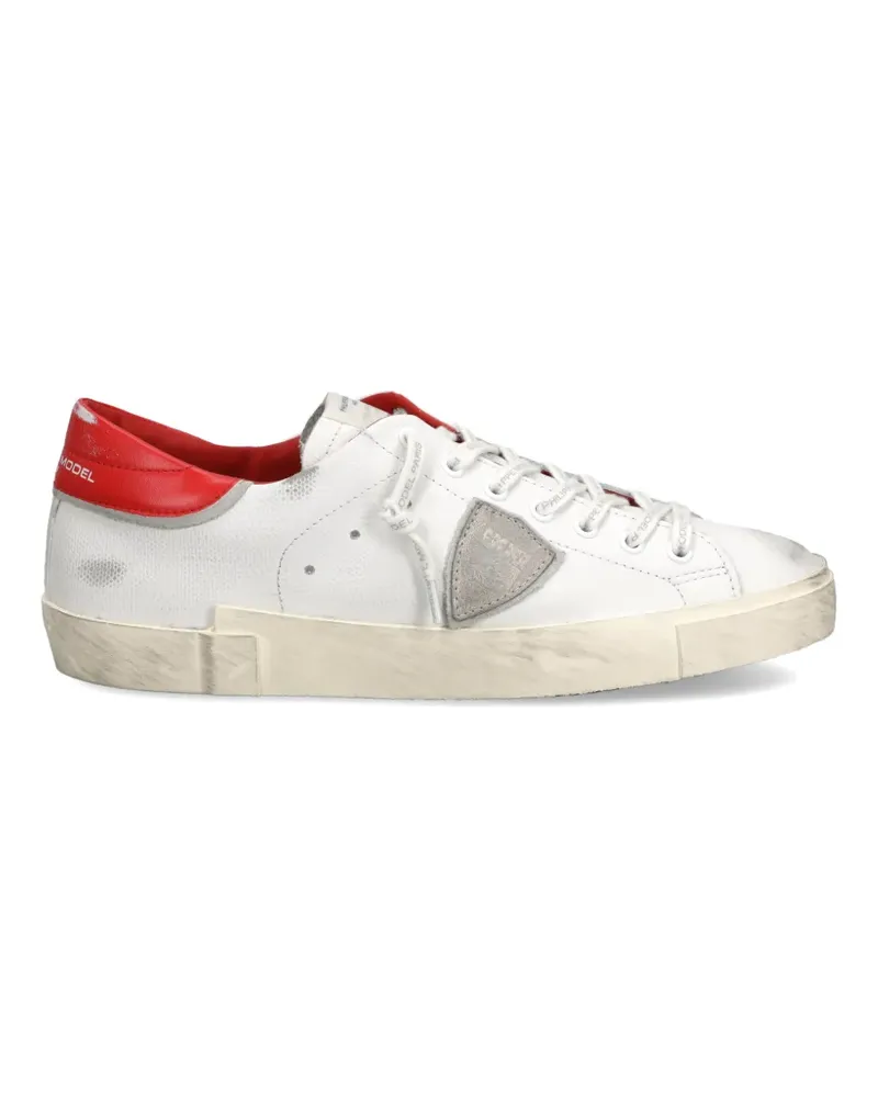 Philippe Model triangle-patch sneakers - Weiß Weiß