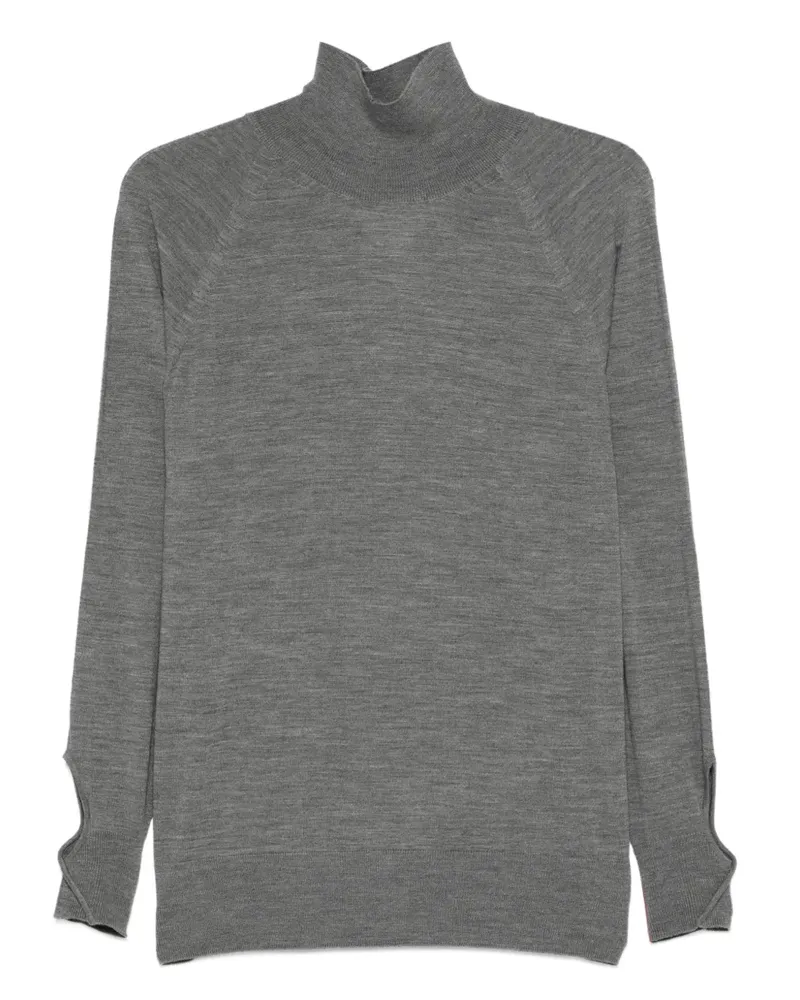 Liviana Conti cut-out roll-neck sweater - Grau Grau