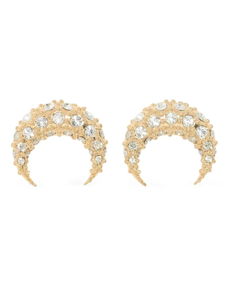 Marine Serre Ohrringe in Sichelform - Gold Gold