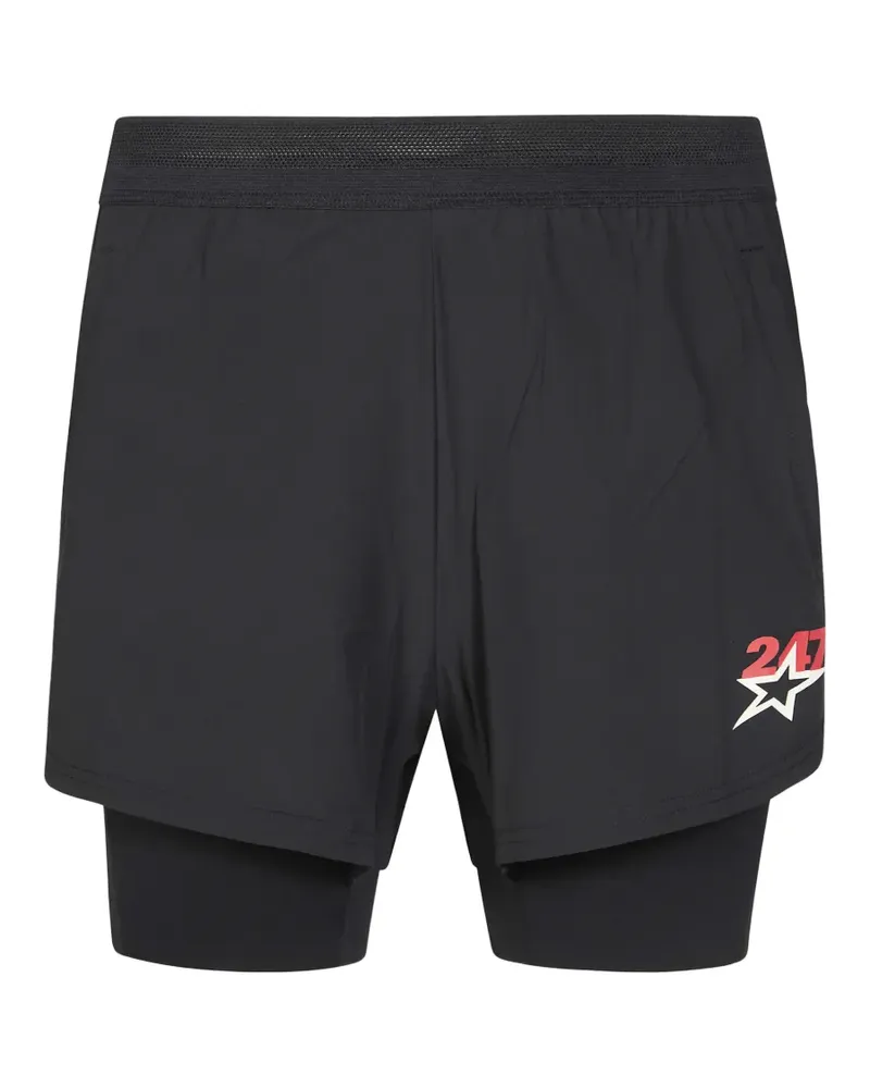 REPRESENT logo-print shorts - Schwarz Schwarz