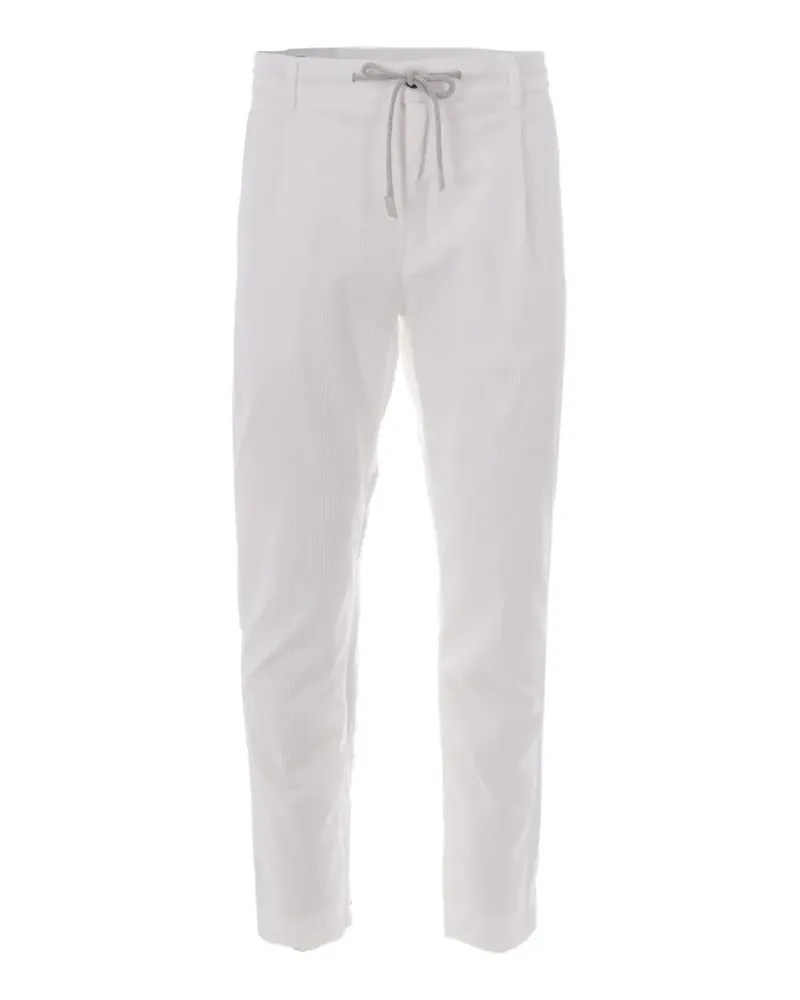 Eleventy Hose aus Cord - Weiß Weiß