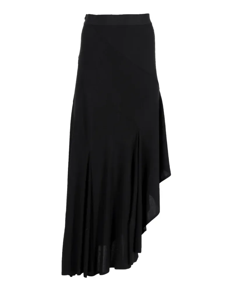 Max Mara asymmetric midi skirt - Schwarz Schwarz