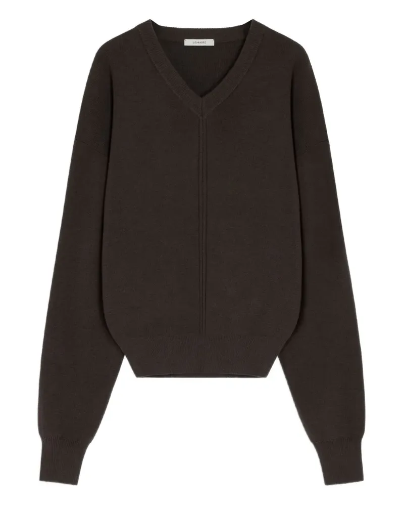 Christophe Lemaire Pullover mit V-Ausschnitt - Braun Braun