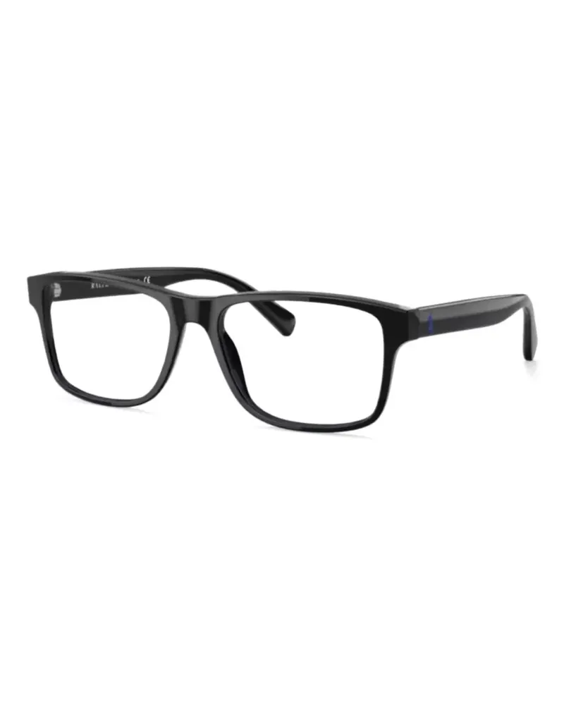 Ralph Lauren Brille mit eckigem Gestell - Schwarz Schwarz