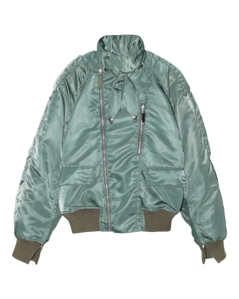 Toga Jacke mit gerafften Ärmeln - Grün Grün