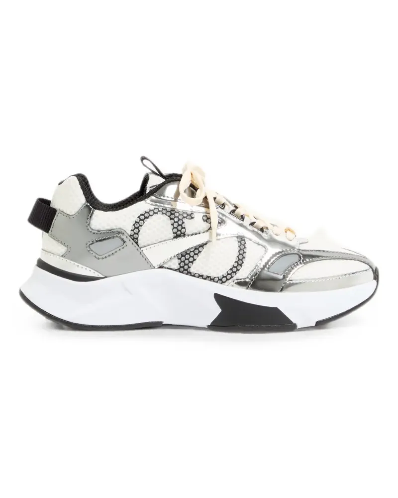 Valentino Garavani Demivee sneakers in mesh fabric - Weiß Weiß