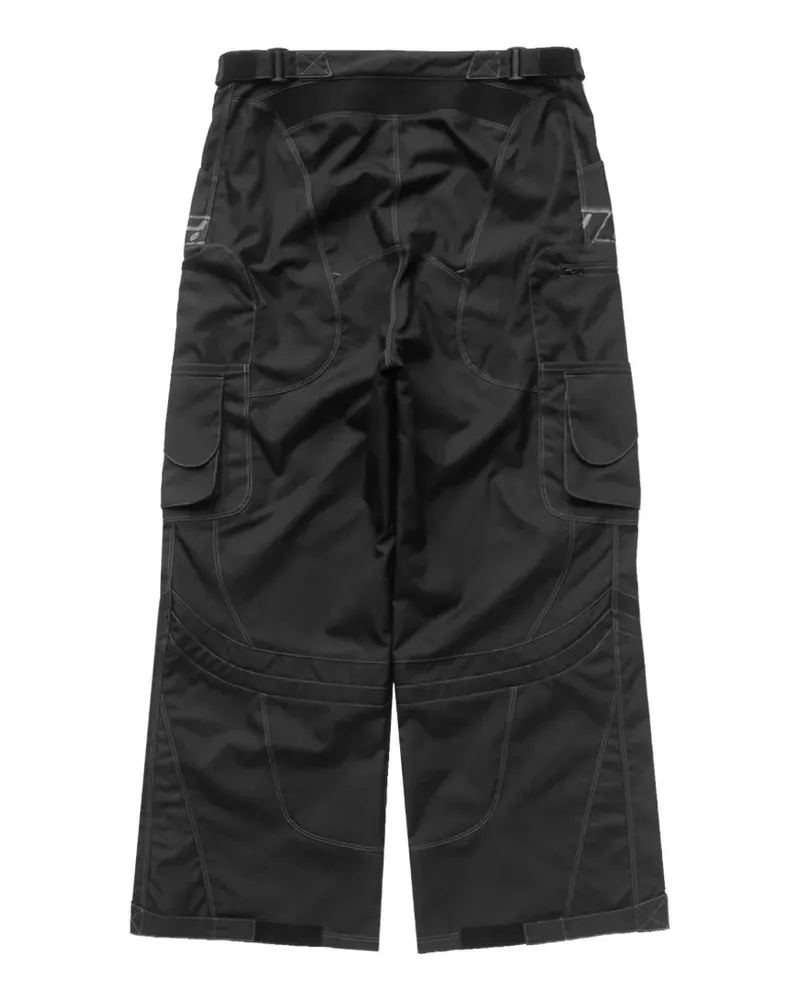RRR123 Meta-Raver cargo pants - Schwarz Schwarz