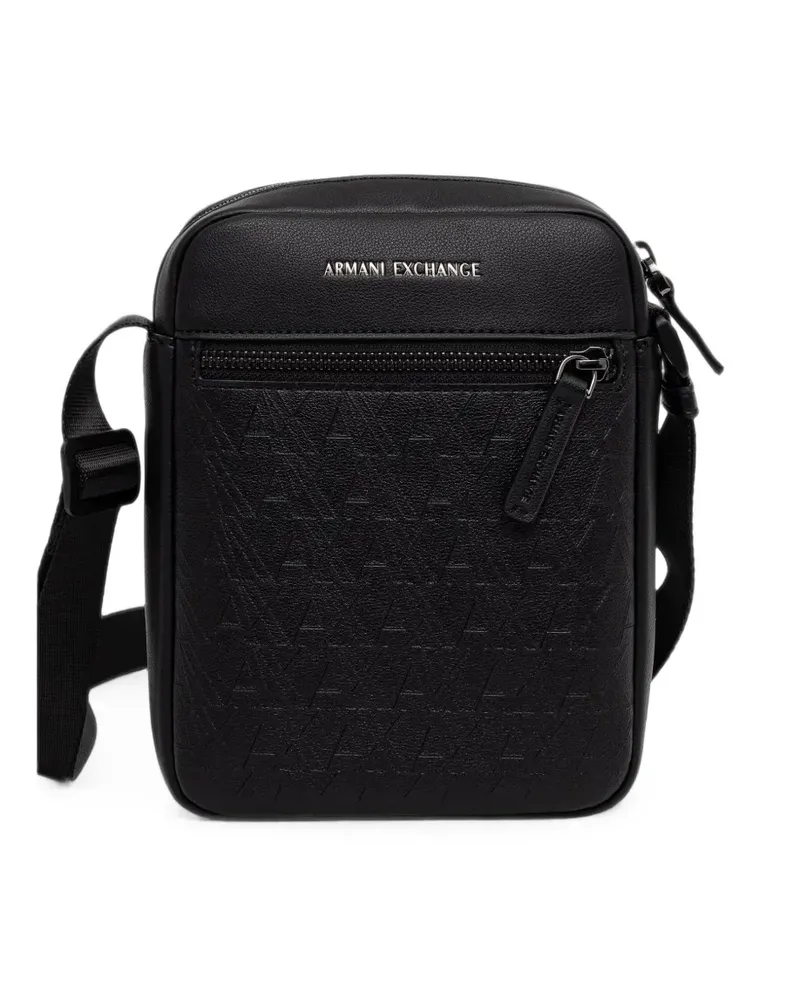 Armani Exchange Reporter messenger bag - Schwarz Schwarz