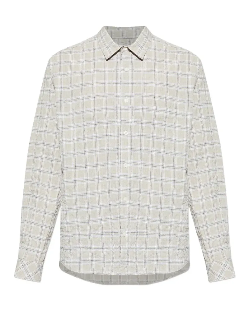 Samsøe & Samsøe checked shirt - Nude Nude