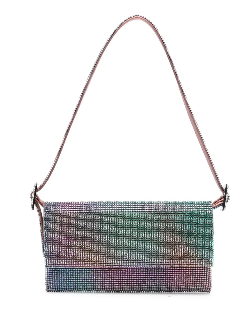 Benedetta Bruzziches Schultertasche mit Strassverzierung - Violett Violett