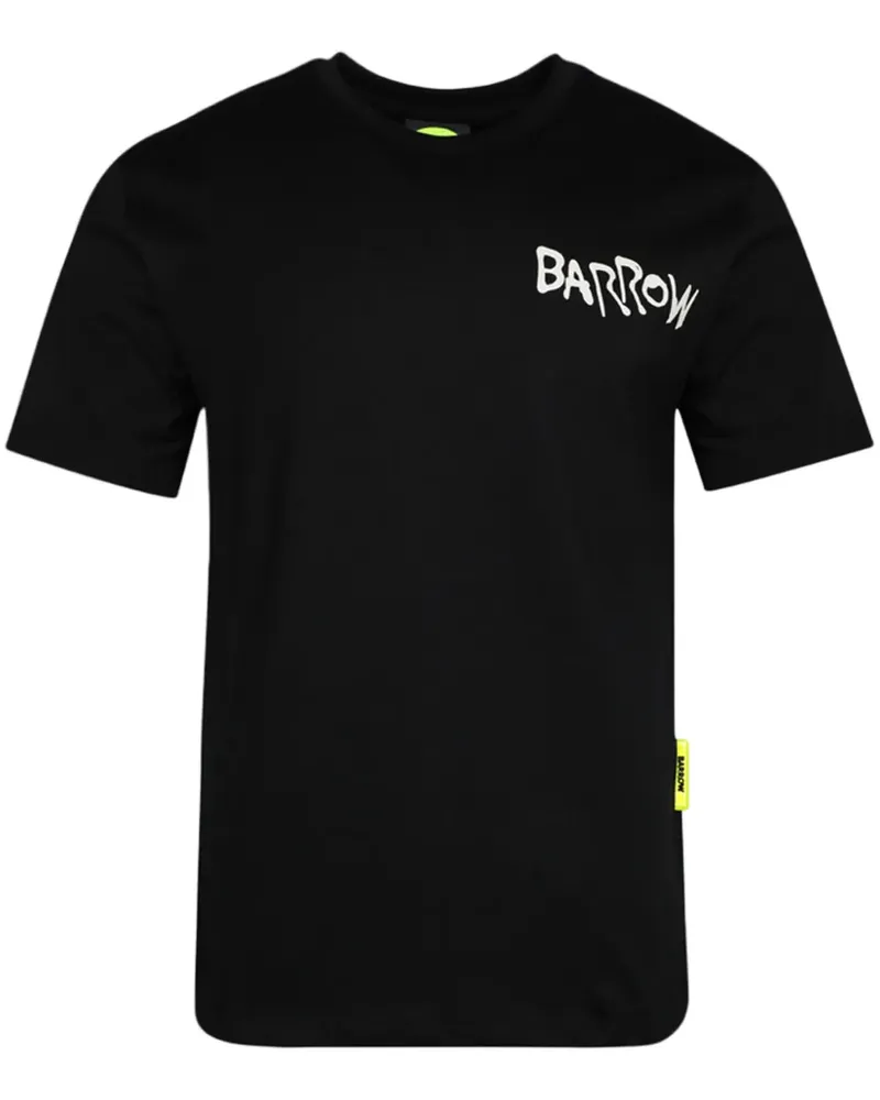 BARROW T-Shirt mit Logo-Print - Schwarz Schwarz