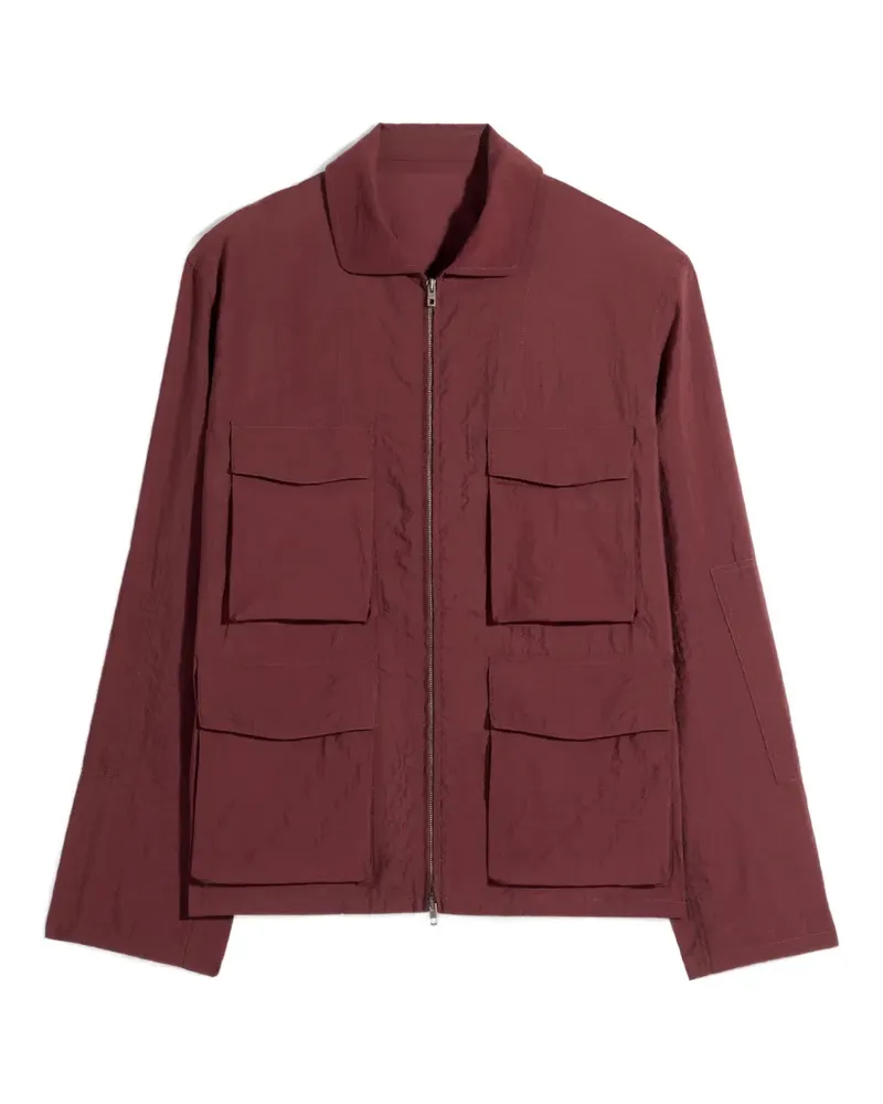 Christophe Lemaire Safarijacke mit 3D-Tasche - Rot Rot