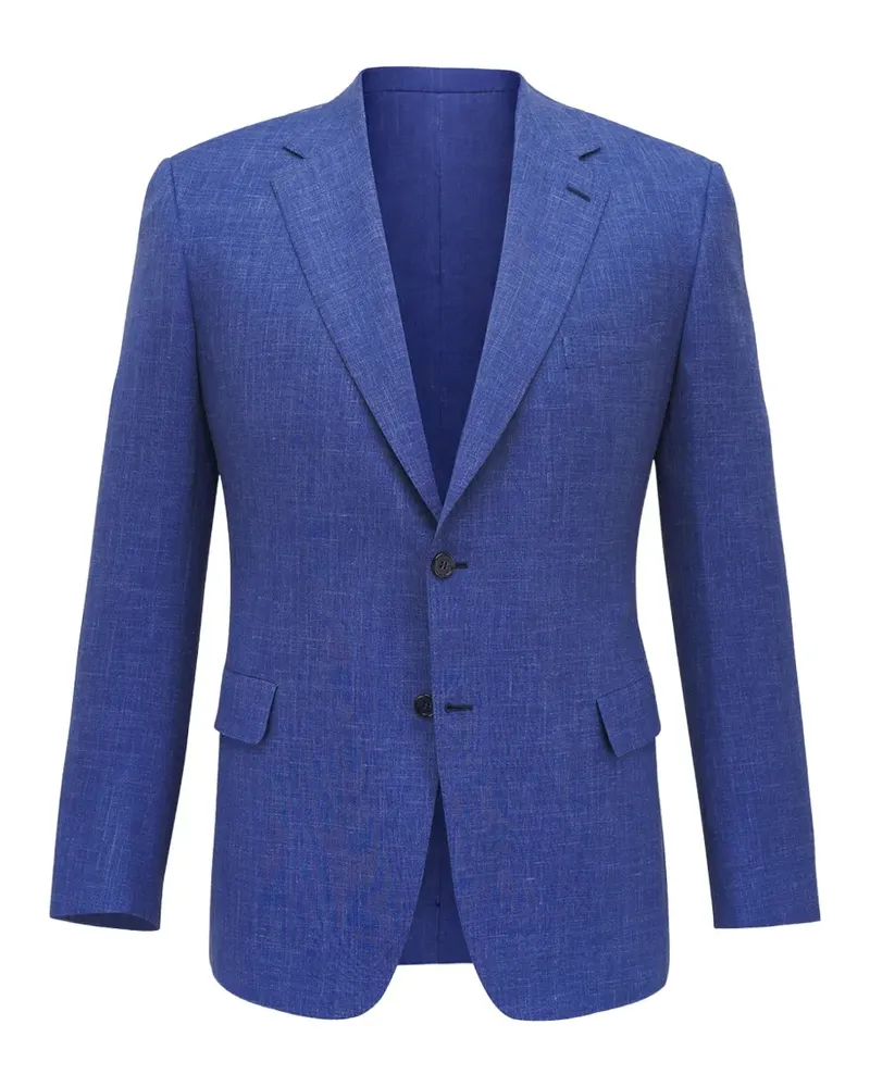 Brioni Sakko mit fallendem Revers - Blau Blau