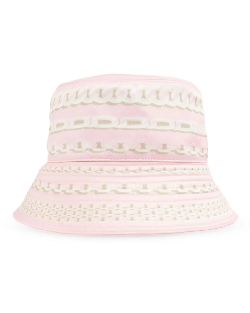 Versace Fischerhut mit Ketten-Print - Rosa Rosa