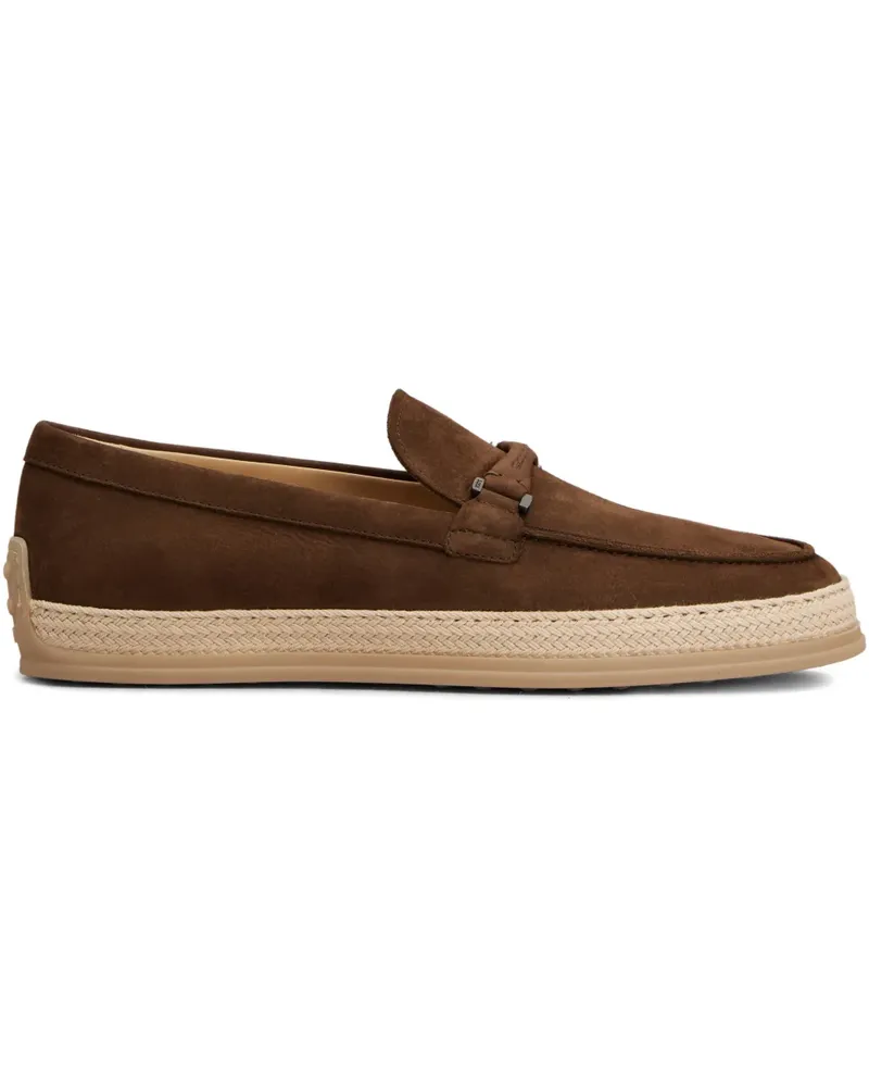 TOD'S Loafer aus Wildleder - Braun Braun