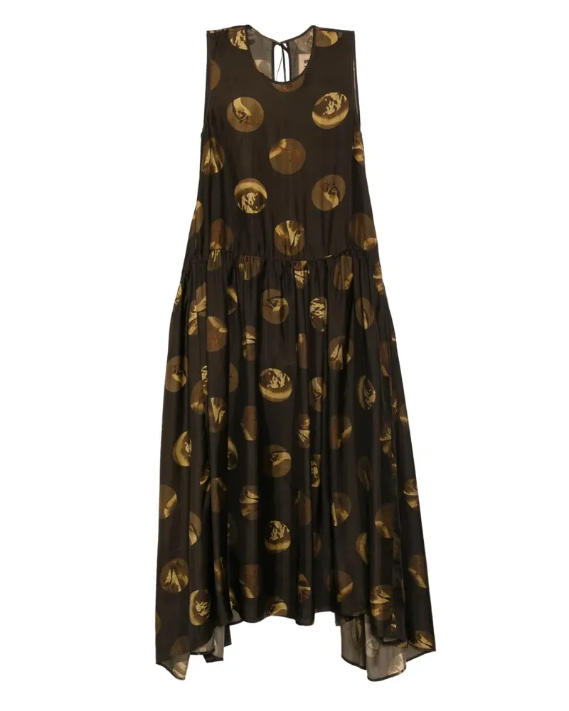 Uma Wang Moulay Kleid - Braun Braun