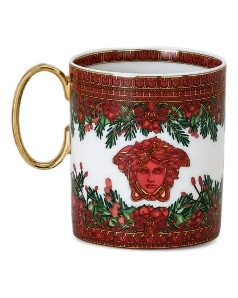 Versace Tasse mit Medusa-Print - Weiß Weiß