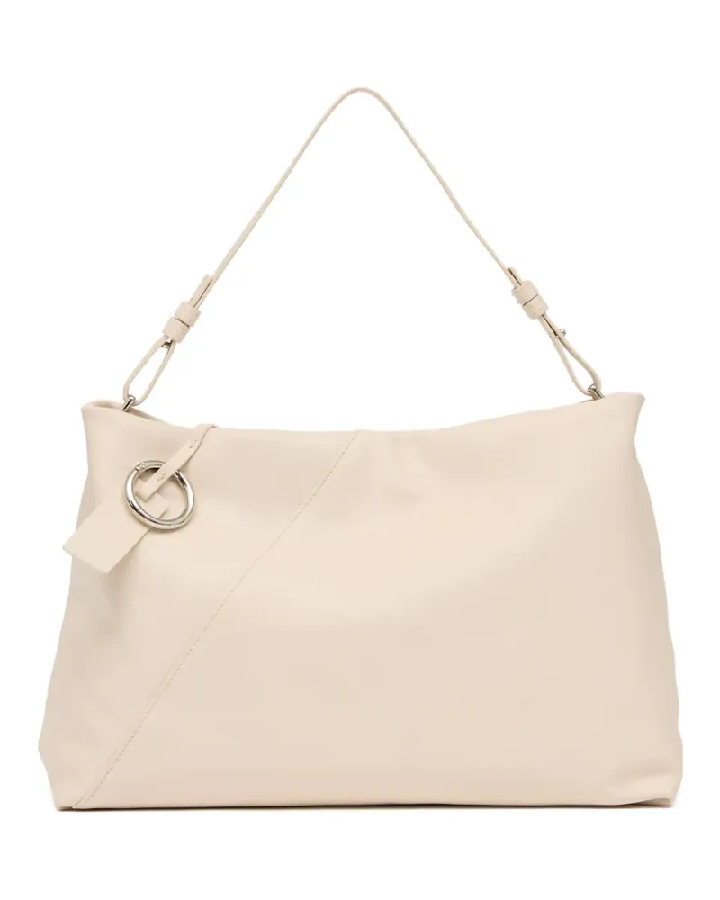 Maison Margiela Clutch mit Logo aus einer Naht - Nude Nude