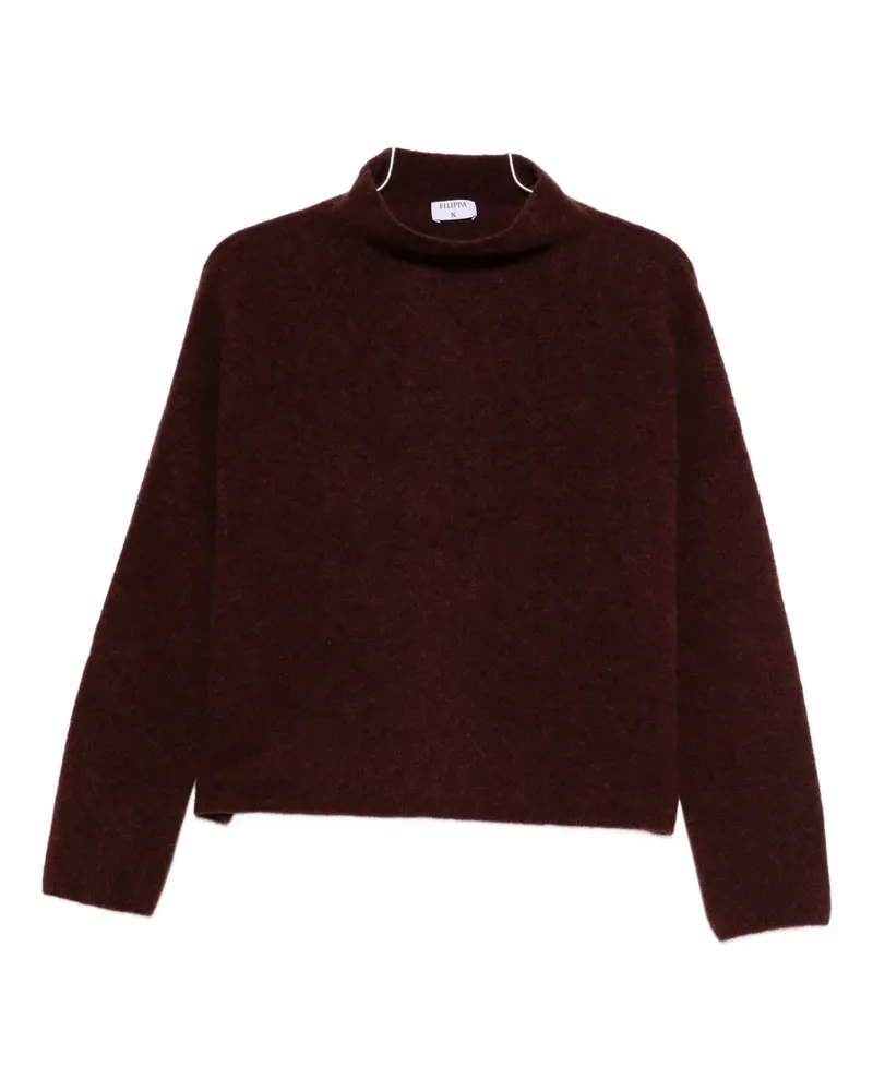 Filippa K high-neck boxy sweater - Violett Violett