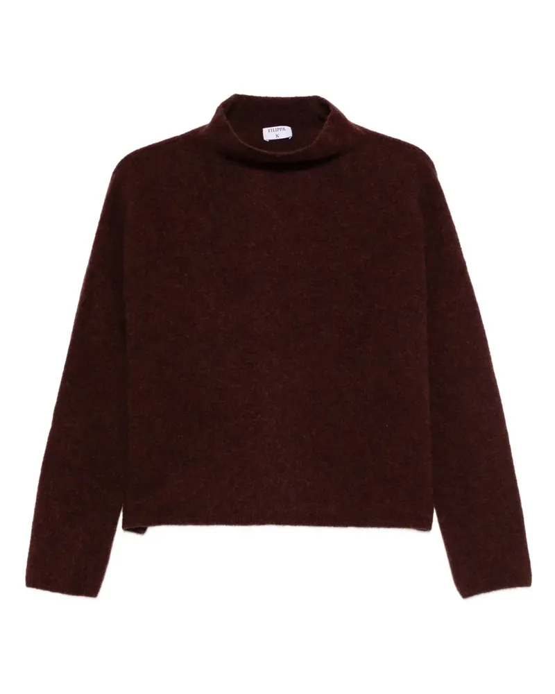 Filippa K Pullover mit Stehkragen - Violett Violett