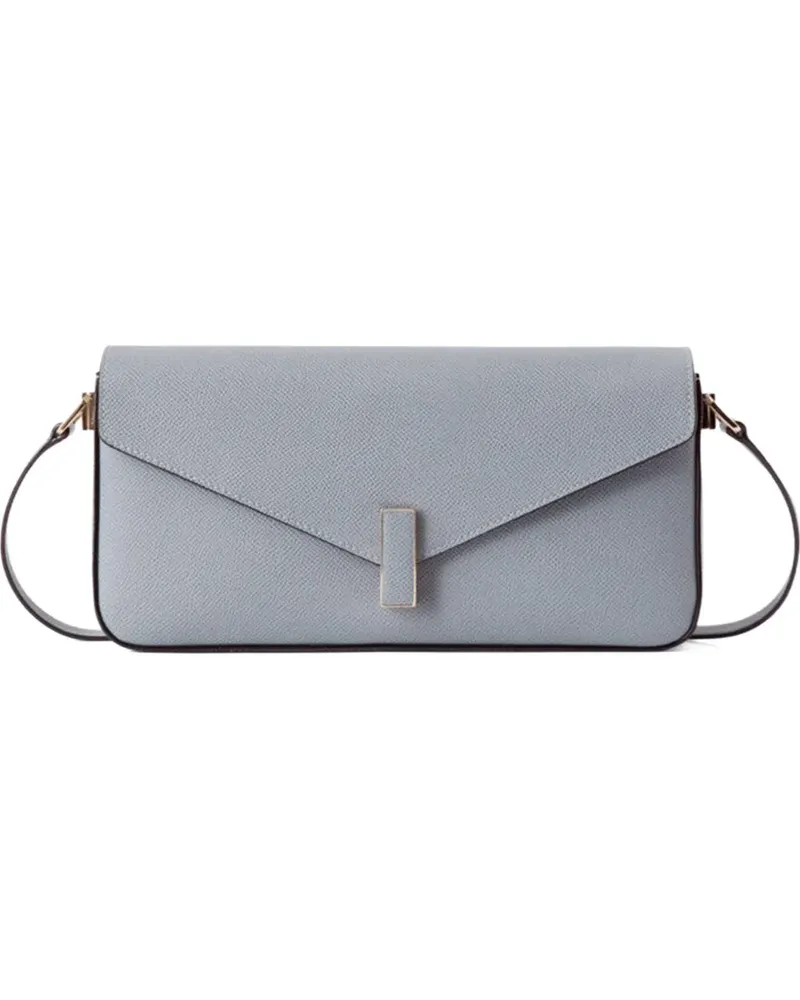 Valextra Iside leather shoulder bag - Blau Blau
