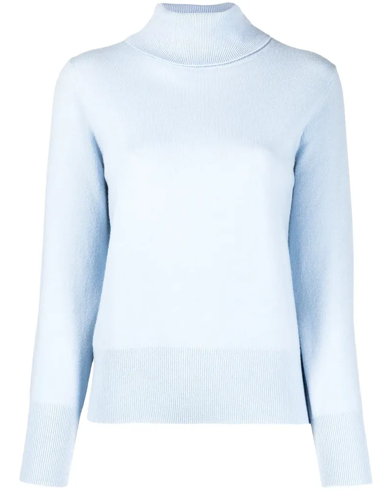 N.Peal Kaschmirpullover mit Rollkragen - Blau Blau