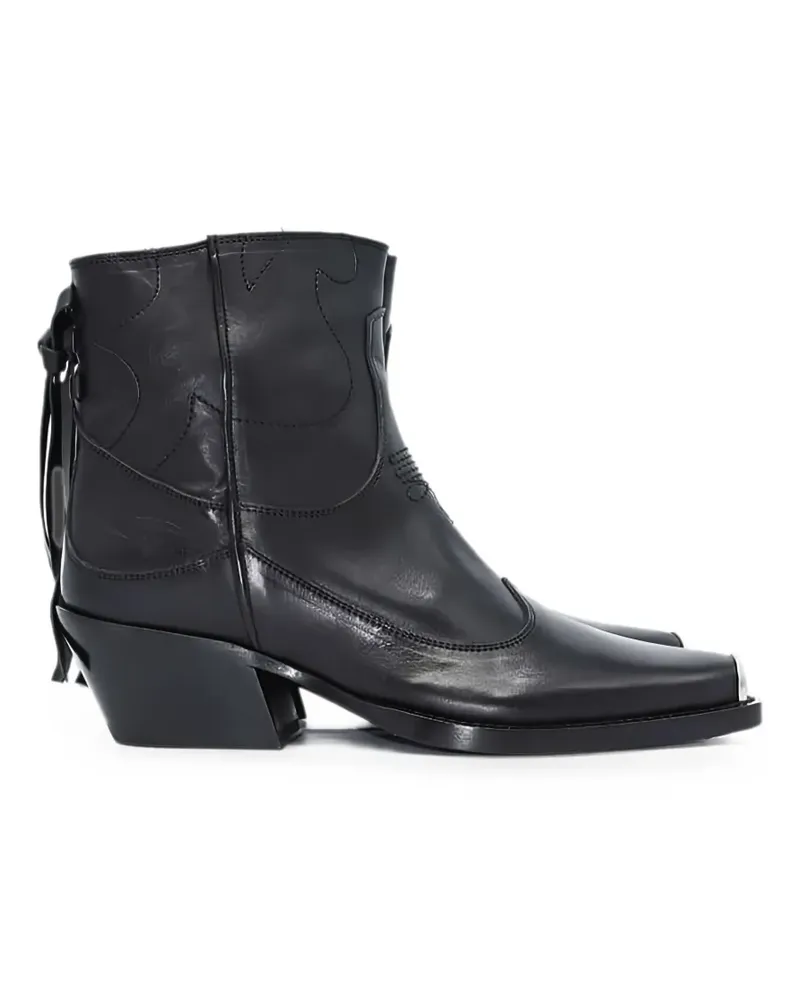 HTC Hollywood Trading Company Texano Cowboystiefel - Schwarz Schwarz