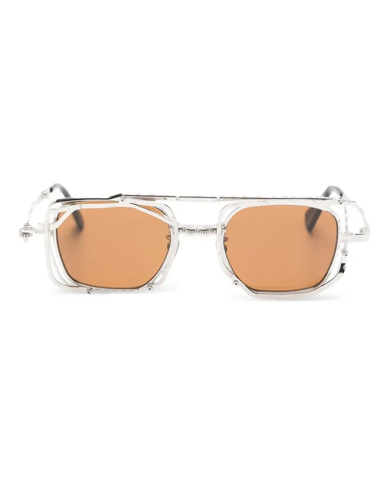 KUBORAUM geometric frame sunglasses - Silber Silber