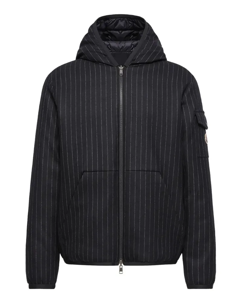 Moncler Ceze Jacke mit Nadelstreifen - Blau Blau