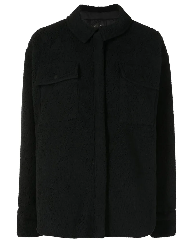 Osklen Hemdjacke mit Pattentaschen - Schwarz Schwarz