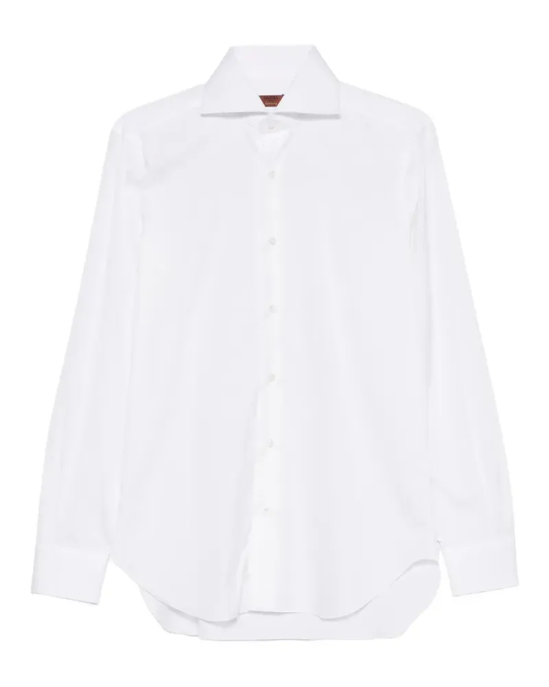 BARBA cotton shirt - Weiß Weiß