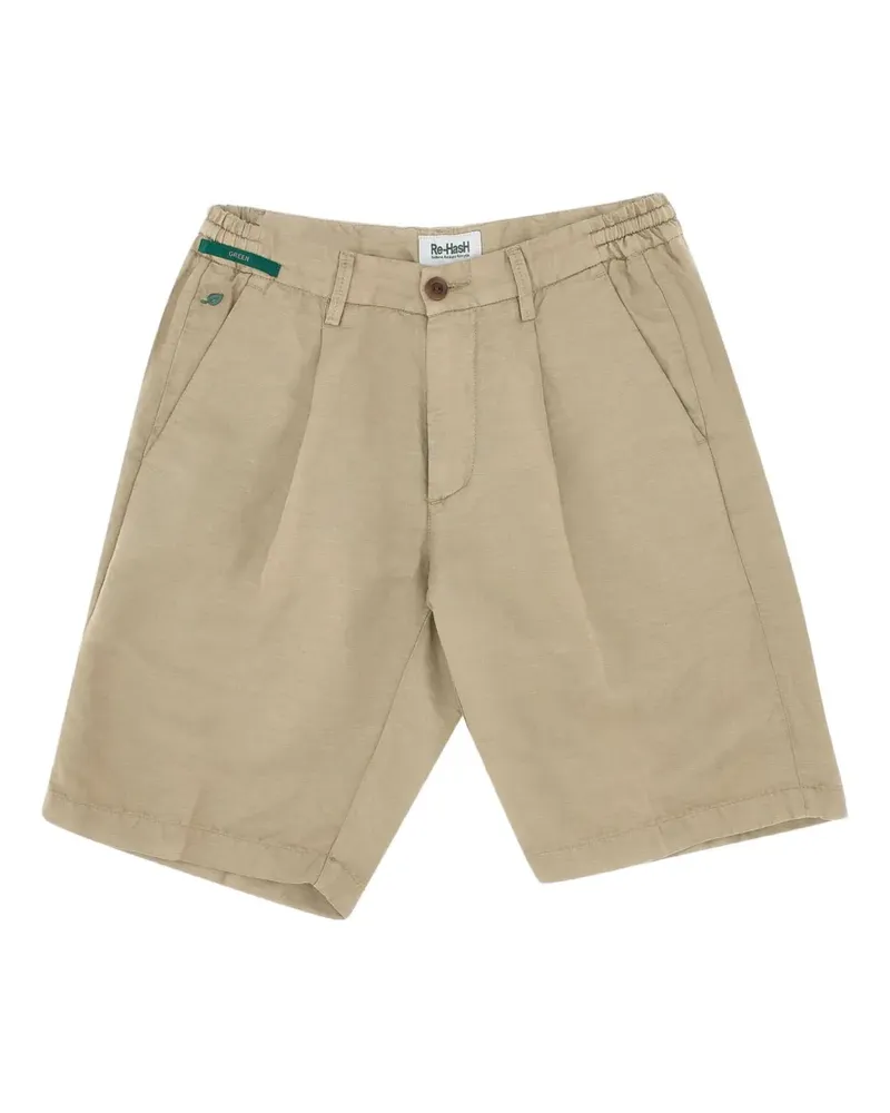 Re-HasH Benson Shorts mit Falten - Nude Nude