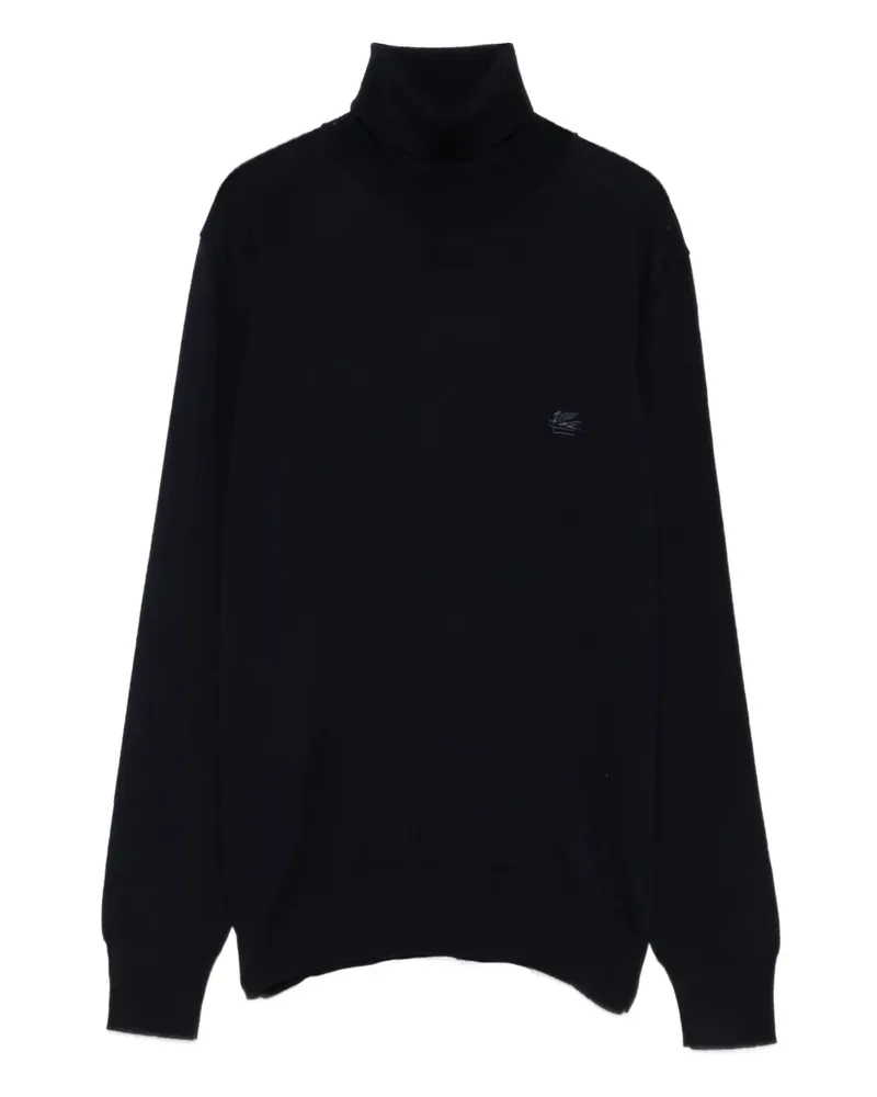 Etro Pullover mit Logo-Stickerei - Blau Blau