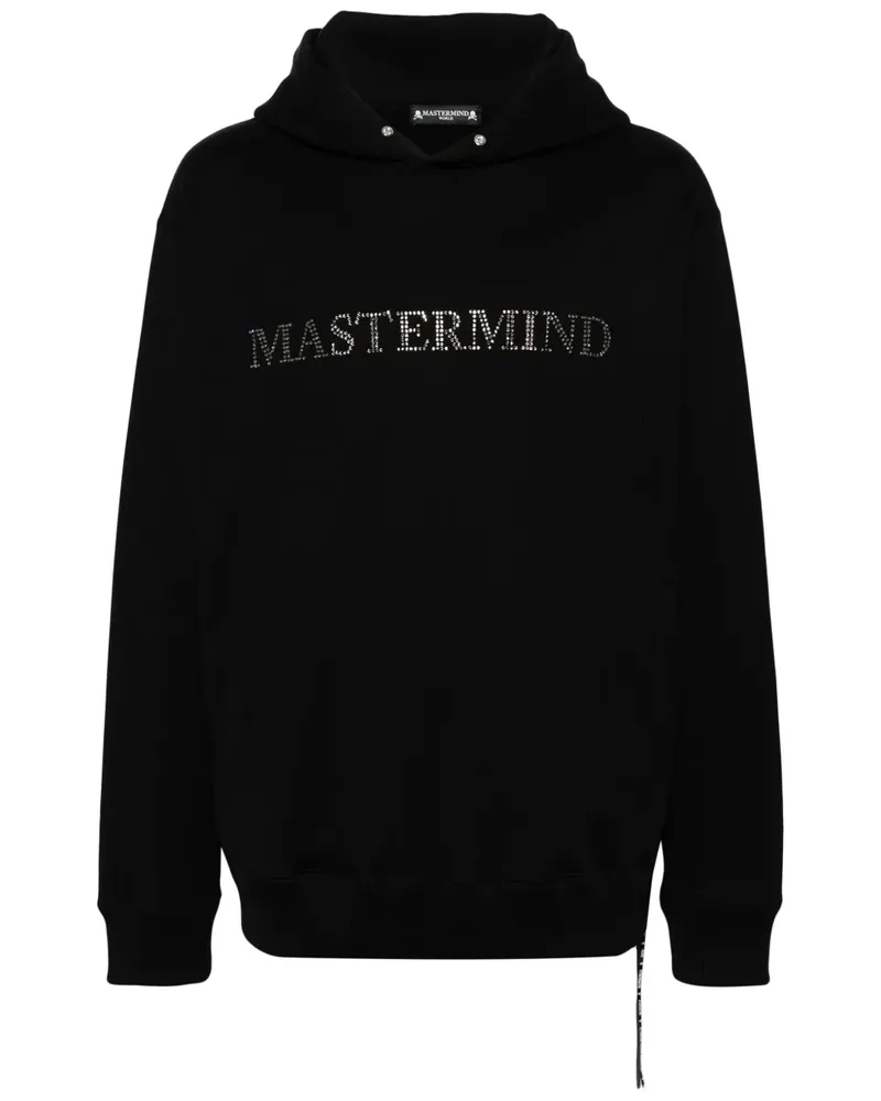 Mastermind World Hoodie mit Strass-Logo - Schwarz Schwarz