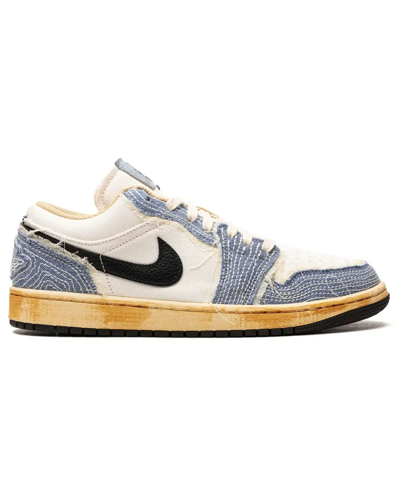Jordan Air  1 Low SE Sashiko Denim Sneakers - Weiß Weiß