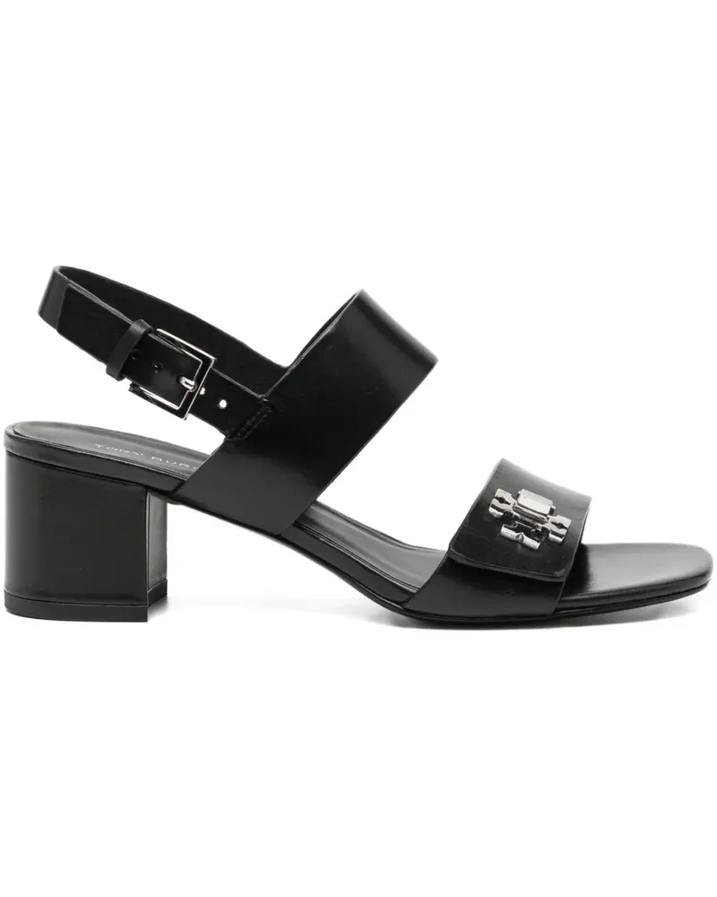 Tory Burch Turnlock Sandalen mit Absatz - Schwarz Schwarz