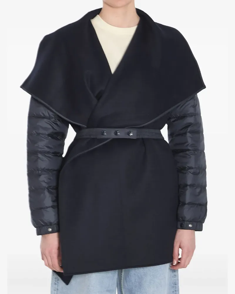 Moncler Wattiertes Cape - Blau Blau